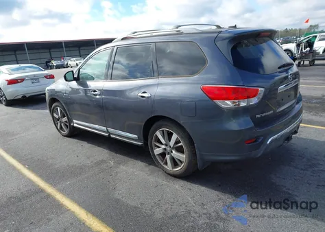 2014 Nissan Pathfinder Platinum from USA, damaged, VIN 5N1AR2MN5EC662458